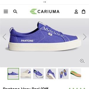Cariuma  Sneaker- OCA Low Pantone -purple canvas sneaker. New with box and tags.